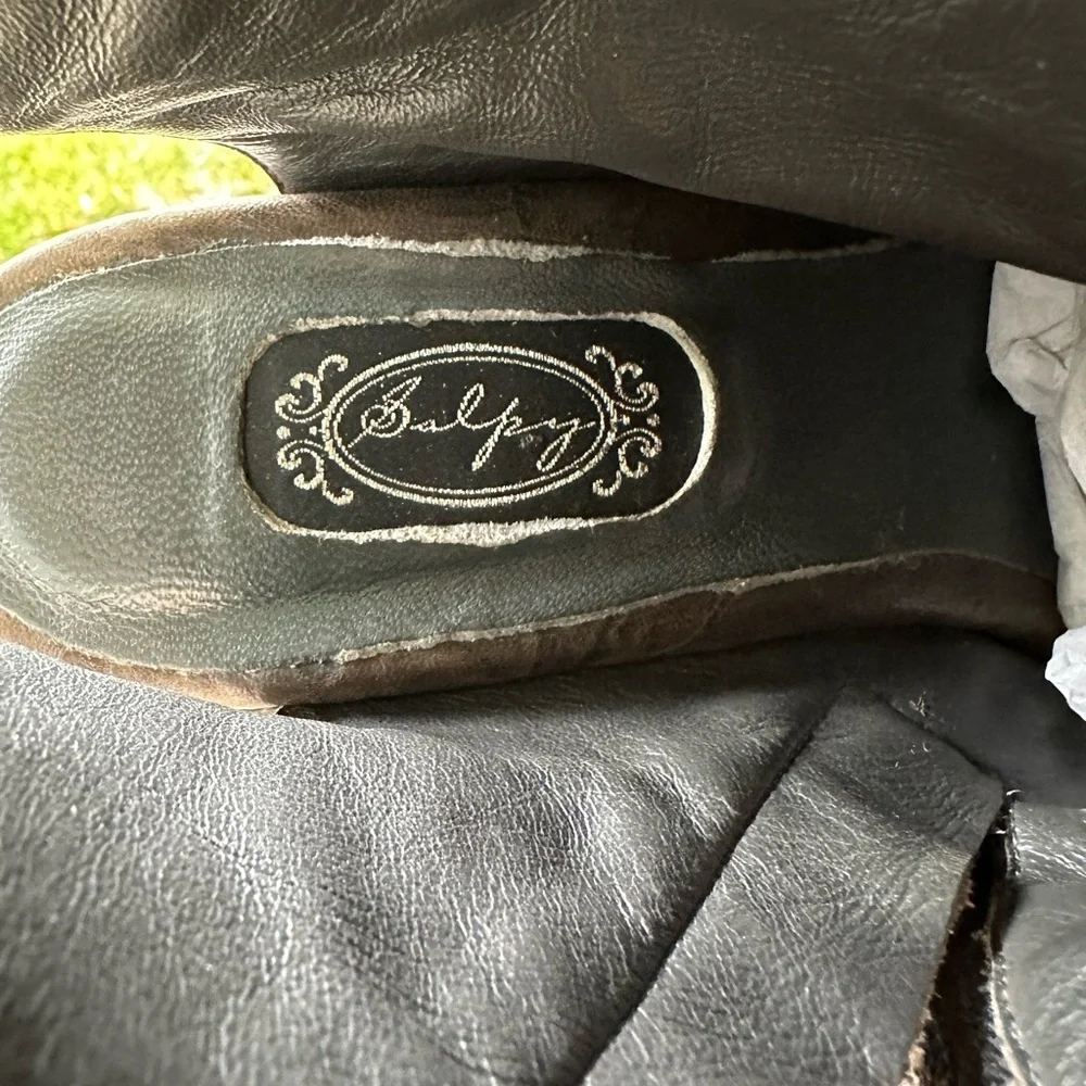 Salpy Hand sewn Peep-Toe Ankle Boots softest leather - Picture 4 of 11